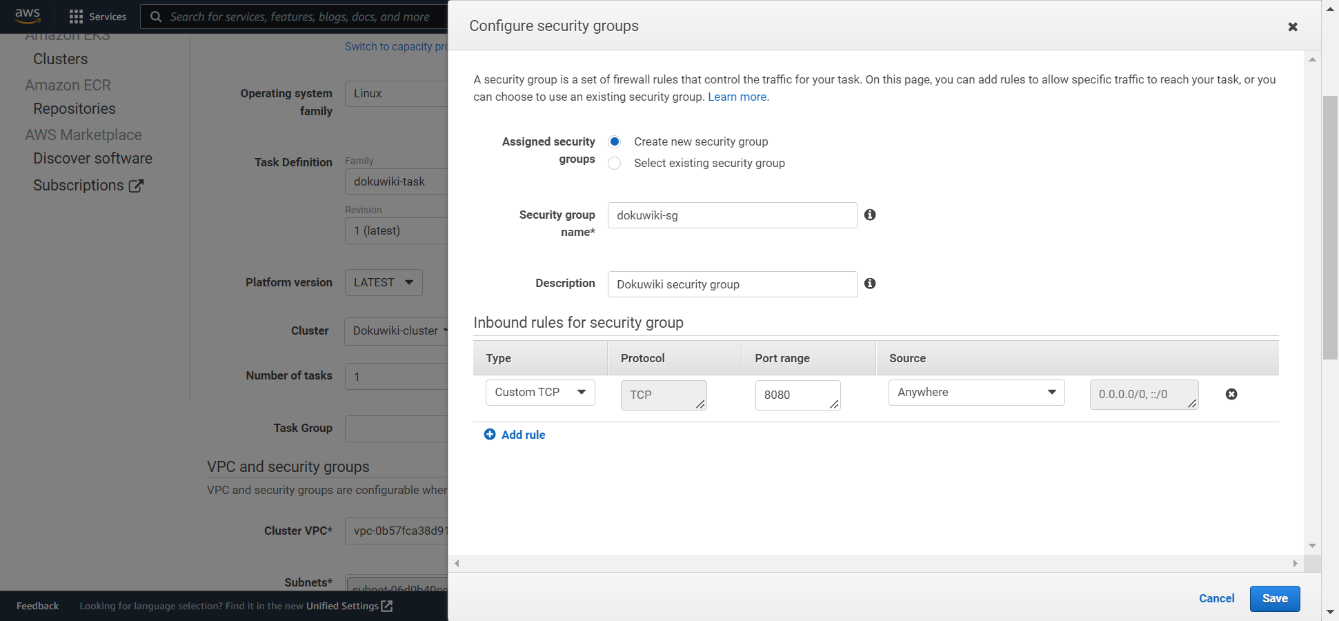 Deploying Your First Container on Amazon Elastic Container Service (ECS ...